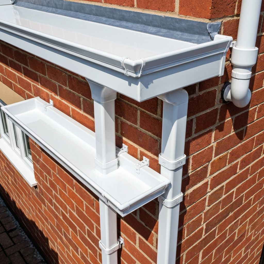 New guttering installation